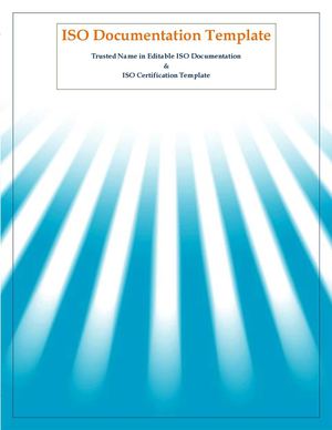 ISO Documentation Template