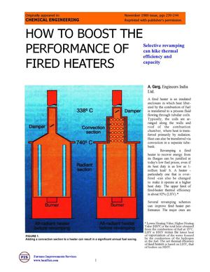 How to Boost the Performance of Fired Heaters