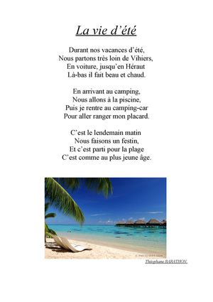 poèmes élèves 4°CHOPIN