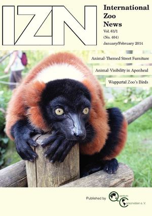 International Zoo News Vol. 61 No. 1, January/February 2014