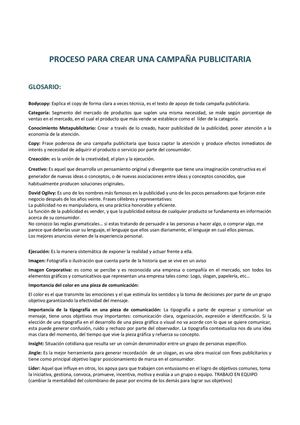PCCP "Proceso para Crear una Campaña Publicitaria"
