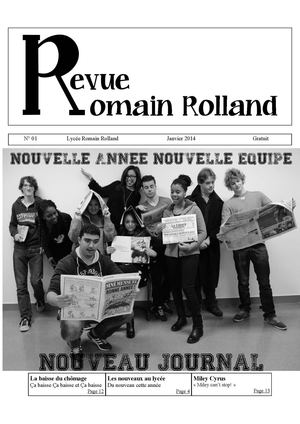 Revue Romain Rolland N°1 (2013/2014)