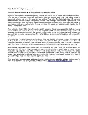 fine art printing services