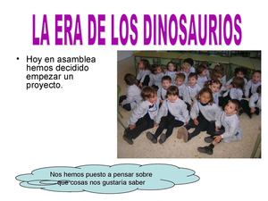 PROYECTO LOS DINOSAURIOS