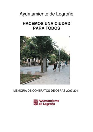 Balance de los contratos  de obras Ayuntamiento de Logroño