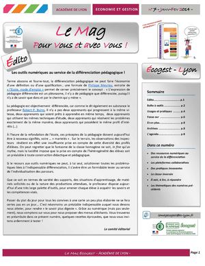 Le mag eco gest Lyon Janv-Fev 2014