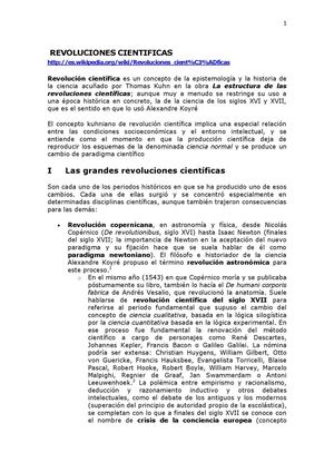 1.1.2  LA REVOLUCION CIENTIFICA DE LOS SIGLOS XVI XVII