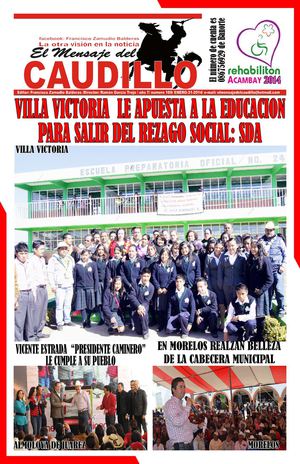 EL MENSAJE DEL CAUDILLO CAUDILLO 169