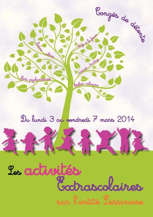Les activités extrascolaires à Lessines - Congés de détente du 3 au 7 mars 2014