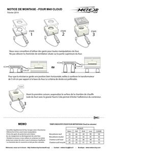 notice de montage M40 CLOUD Février 2014