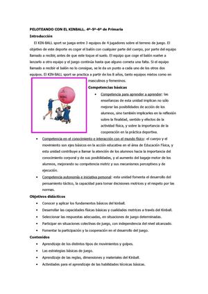 .mariajo. kinball en el cole