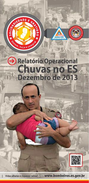 Relatório Operacional - Chuvas no ES | Dezembro 2013 | CBMES