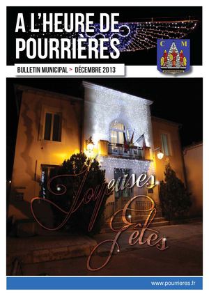 Bulletin Municipal de Pourrières décembre 2013