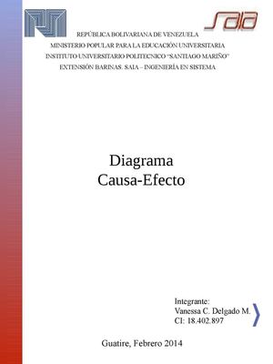 Diagrama causa-efecto