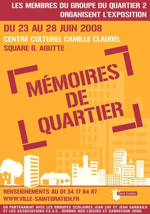 Exposition Mémoires de Quartier 2 2008