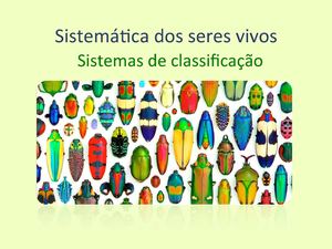 12.1 - Sistemas de classificação