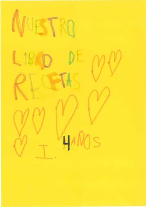 Nuestro libro de recetas de I-4 años