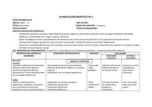 Planificación Nº 2