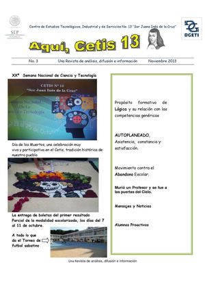 Aquí CETis 13 No. 3