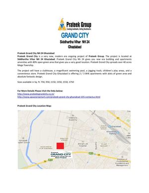 Realtor Ghaziabad Prateek Grand City apartments Ghaziabad @9958 038766