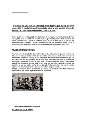 REPORTAJES MODELO  PARA 4º ESO