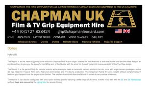 Hybrid III Camera Dolly UK - Chapman UK