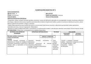 Planificación Nº 3.