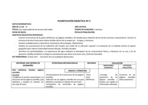 Planificación Nº 3