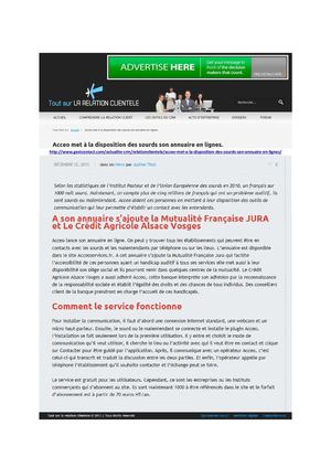 Tout sur la relation clientèle