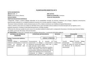 Planificación Nº 5