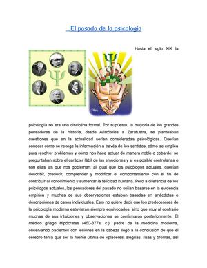 Evolución de la Psicología 