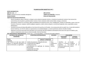 Planificación Nº 2