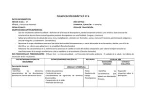 Planificación Nº 6