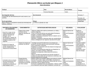 Bloques Ciencias Naturales