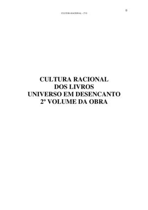 UNIVERSO EM DESENCANTO - 02º Volume da Obra