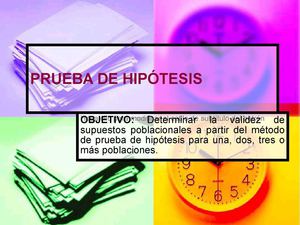 Pruebas de hipostesis