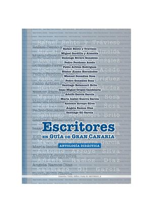 Escritores en Guía de Gran Canaria. Antología Didáctica
