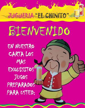 CARTA JUGUERIA CHINITO