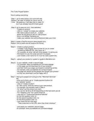 The-Turbo-Paypal-System