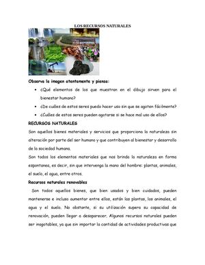 Recursos Naturales