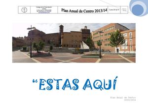 Plan de Centro. Colegio de la Presentación - Linares