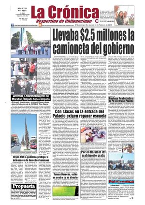 La Crónica 10 de febrero 2014
