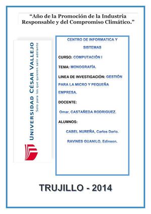 Gestión de Micro y Pequeña Empresa