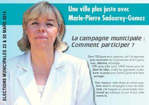 UNE VILLE PLUS JUSTE AVEC MARIE PIERRE SADOURNY
