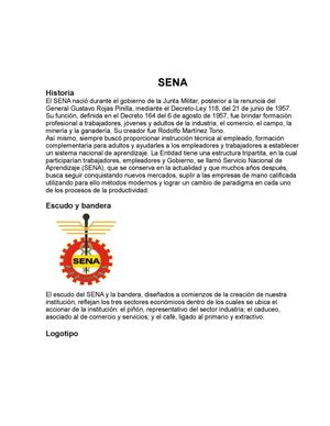 información del sena