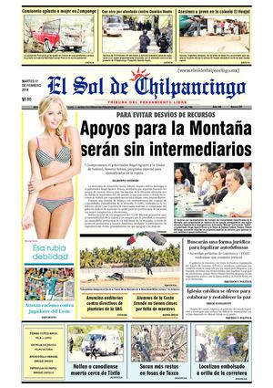 El Sol de Chilpancingo 11 Febrero 2014