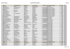 KMS Member Register 2013-14