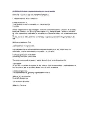 Análisis y diseño de arquitectura cliente/servidor