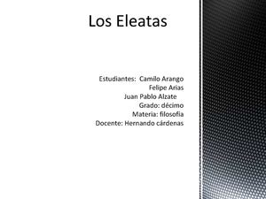 La escuela eleática