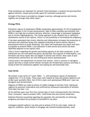 AMNIOPATCH – way forward for midtrimester premature rupture of membrane (PROM)